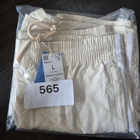 Adidas Originals Men's Sprinter Shorts - Wonder White - Large - IM9417 New Gym - Picture 8 of 8